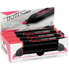 TRATTO VIDEO EVIDENZIATORE PASTEL CF.12 PZ CILIEGIA