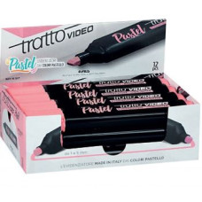 TRATTO VIDEO EVIDENZIATORE PASTEL  ROSA POMPELMO