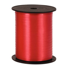 ROTOLO NASTRO PER PACCHI REGALO LISCIO ROSSO 10MMX250MT