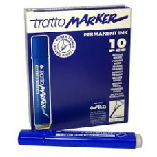 TRATTO MARKER PUNTA TONDA CONF.12 PEZZI BLU