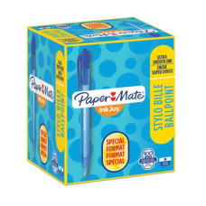 PENNA A SFERA A SCATTO PAPER MATE INKJOY 100 RT PUNTA MEDIA CONF 100 PZ BLU