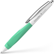 SCHNEIDER HAPTIFY PENNA A SFERA FUSTO VERDE BIANCO PUNTA MEDIA INCHIOSTRO BLU