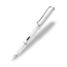 LAMY SAFARI WHITE STILOGRAFICA PUNTA MEDIA