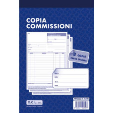 BLOCCO COPIA COMMISSIONI 50FG. 3 COPIE