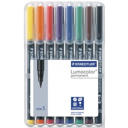 SET 10 PENNE COLORATE 1.00MM