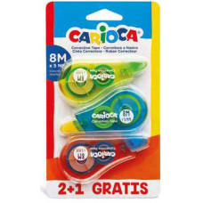 CARIOCA CORRETTORE A NASTRO 8 MT.*5MM. CF.DA 12 BLISTER SINGOLO